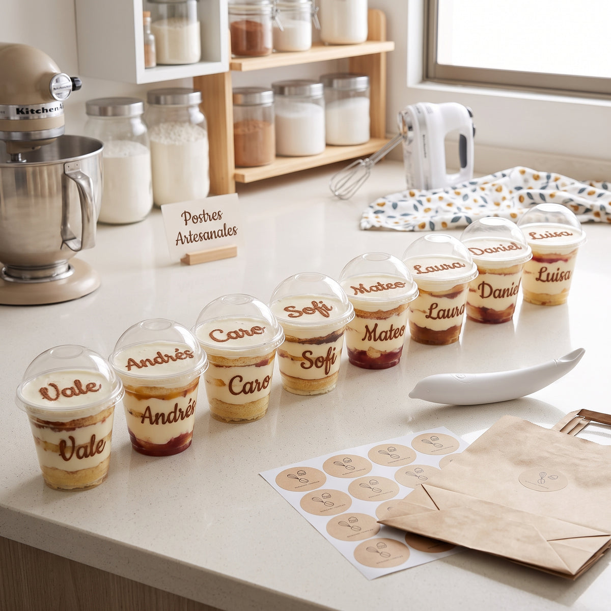 EscribeDulce™ – Lápiz Eléctrico para Escribir Mensajes con Canela en Postres y Café