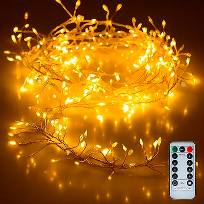 Guirnalda LED Ramificada 20m x600 Luces - Decoración Navideña