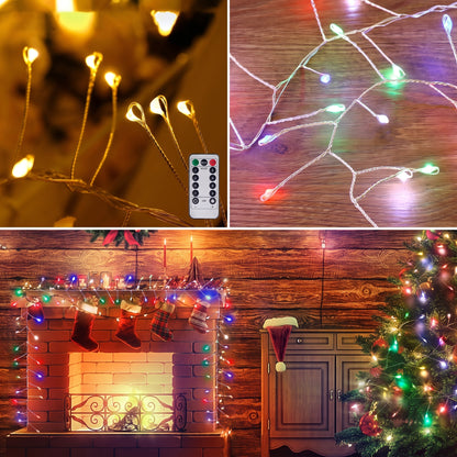 Guirnalda LED Ramificada 20m x600 Luces - Decoración Navideña