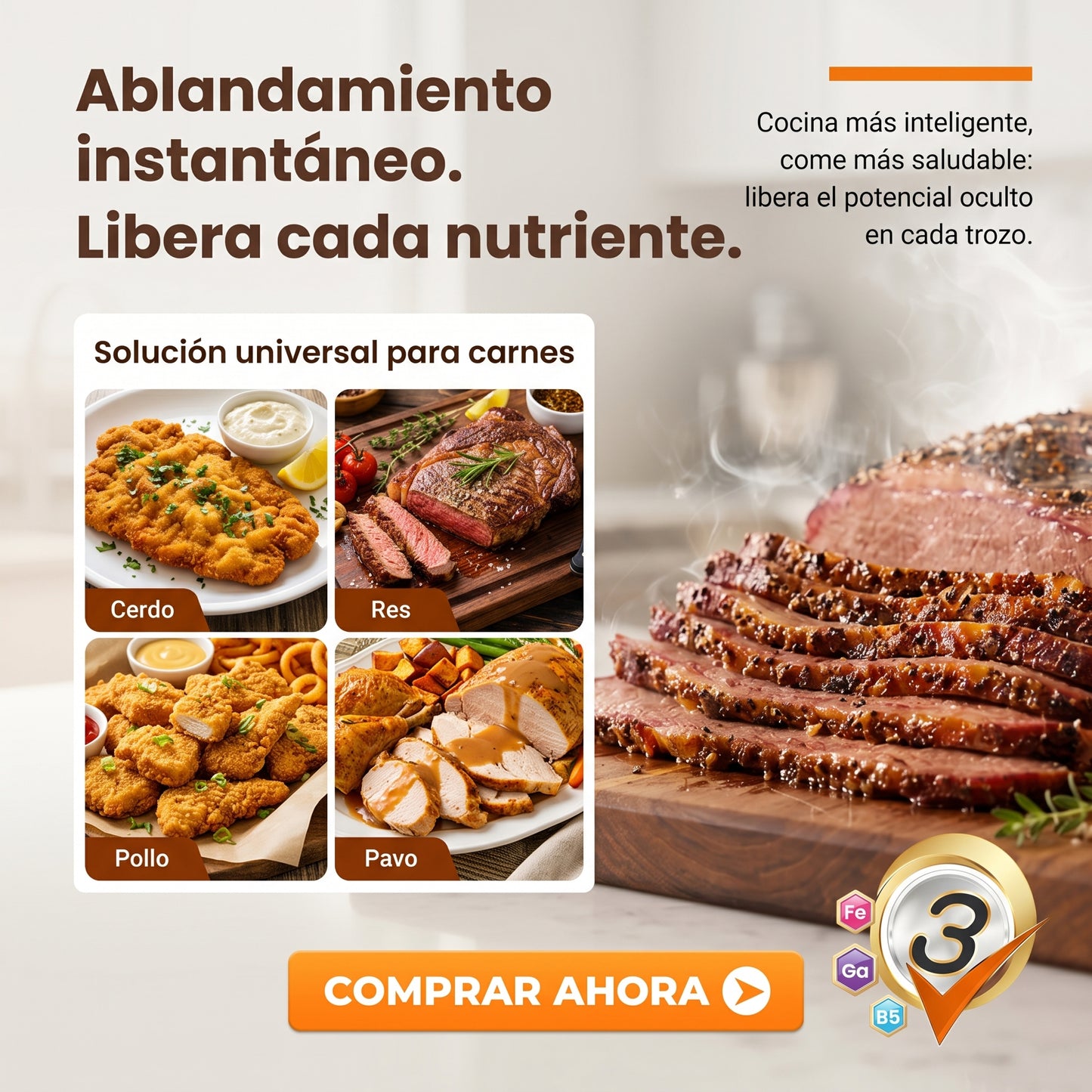 Tu carne, tajadita y tierna en 10 segundos!!