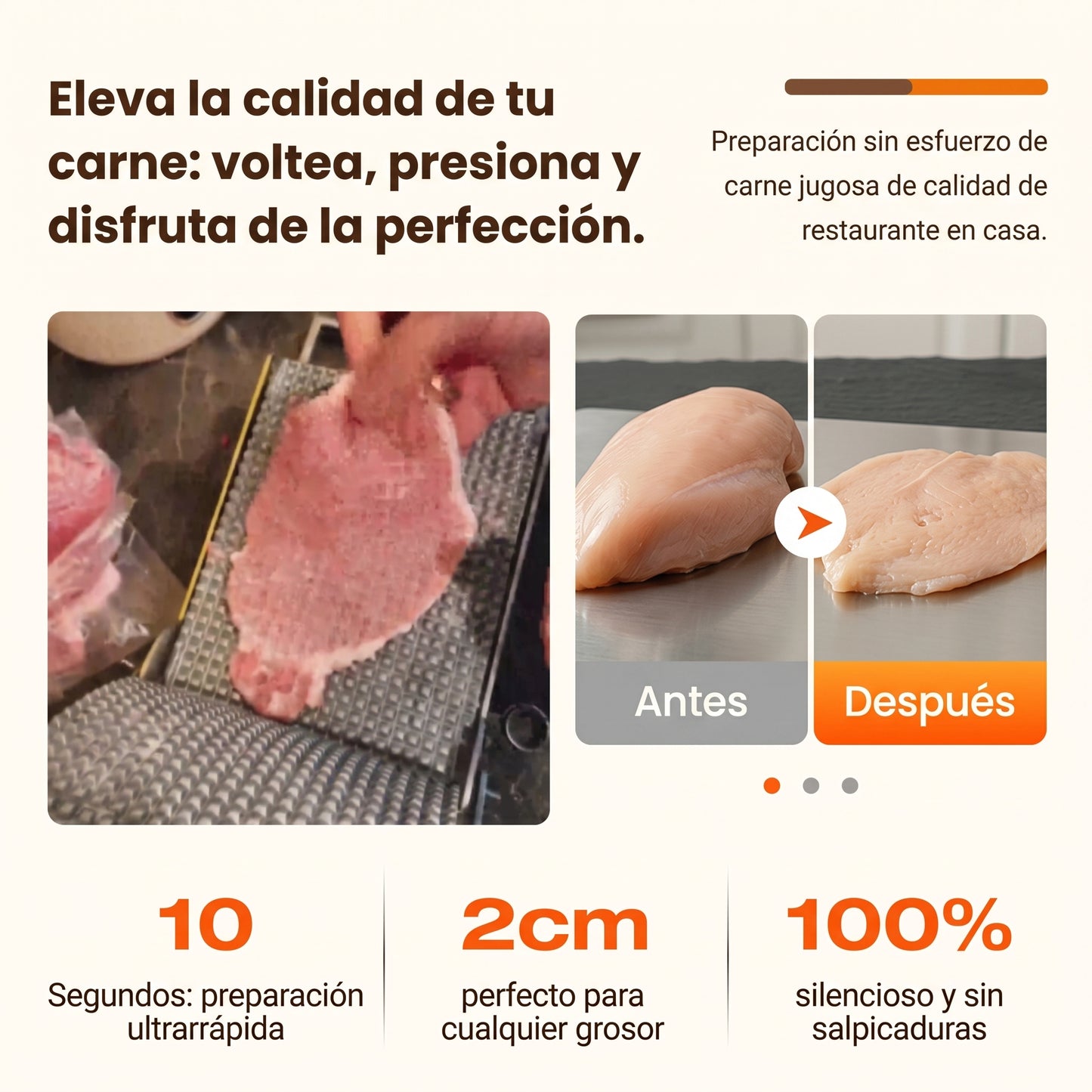 Tu carne, tajadita y tierna en 10 segundos!!