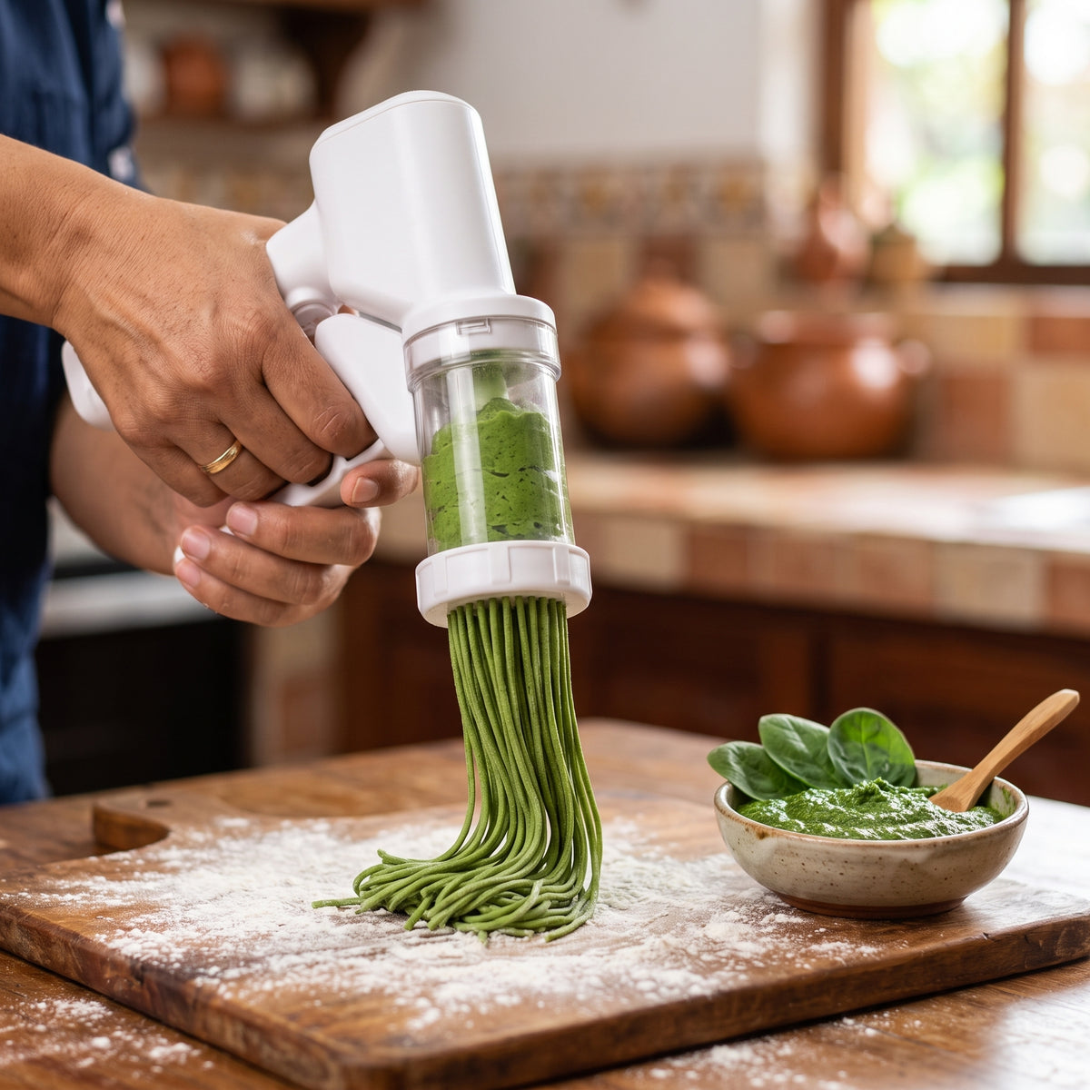 FideoColor™ – Máquina para Hacer Fideos de Verduras Caseros