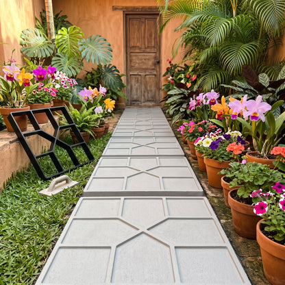 AdoquínFácil™ | Molde Reutilizable para Piso de Cemento Decorativo
