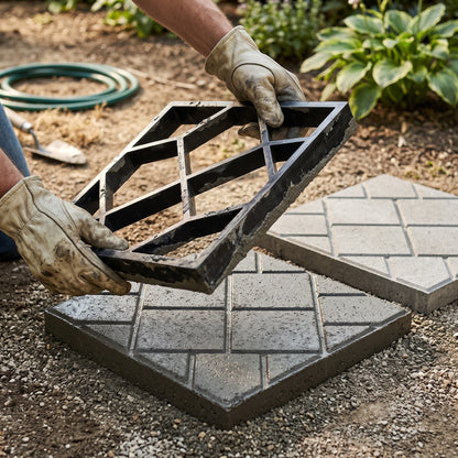 AdoquínFácil™ | Molde Reutilizable para Piso de Cemento Decorativo