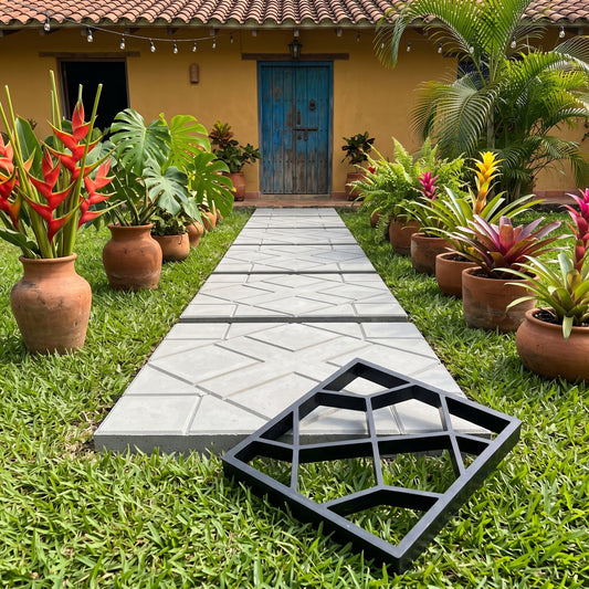 AdoquínFácil™ | Molde Reutilizable para Piso de Cemento Decorativo