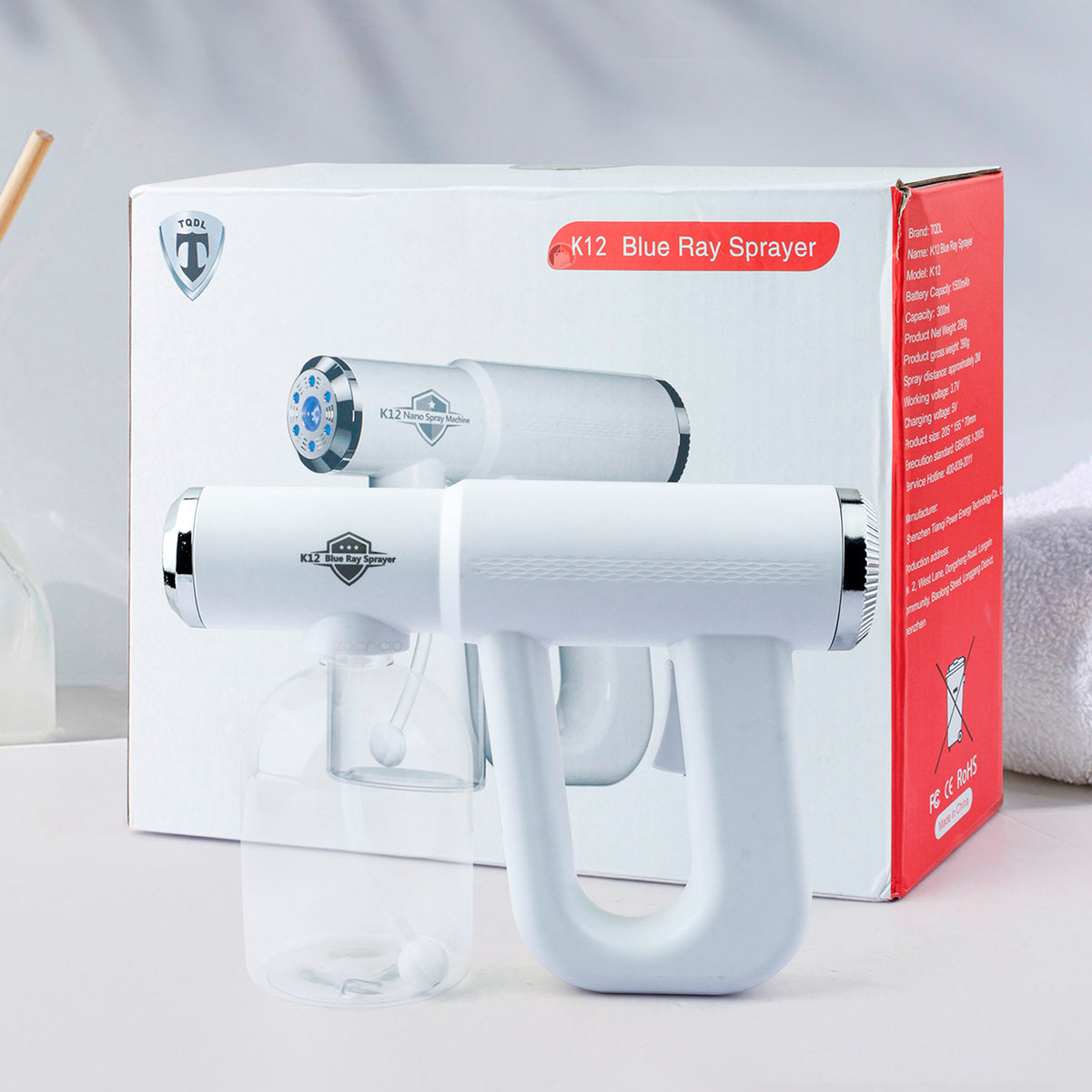 NieblaPro™ – Pistola de Niebla Inalámbrica para Fumigar Zancudos y Plagas en Casa