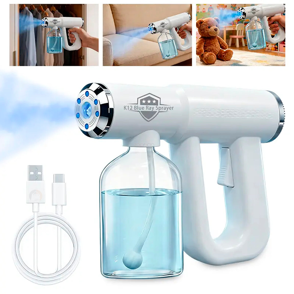 NieblaPro™ – Pistola de Niebla Inalámbrica para Fumigar Zancudos y Plagas en Casa