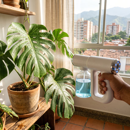 NieblaPro™ – Pistola de Niebla Inalámbrica para Fumigar Zancudos y Plagas en Casa