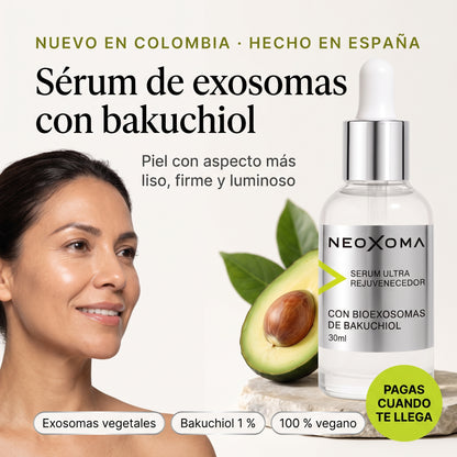 Neoxoma Sérum de Exosomas con Bakuchiol 1 % – Ultra Rejuvenecedor 30 ml