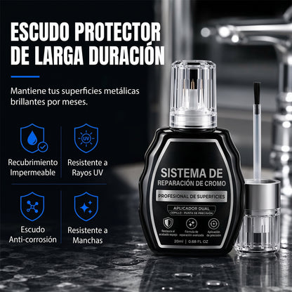 PlataShine Pro™ — Reparador de Cromo y Plata para Carro, Joyas y Hogar