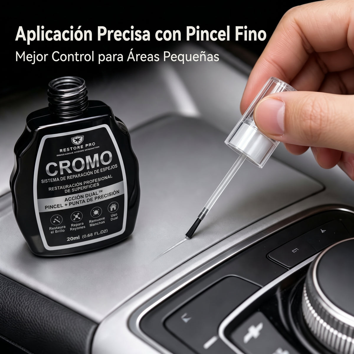 PlataShine Pro™ — Reparador de Cromo y Plata para Carro, Joyas y Hogar