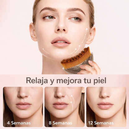 Cepillo de masaje linfático + VIDEO INSTRUCCIONES DE USO