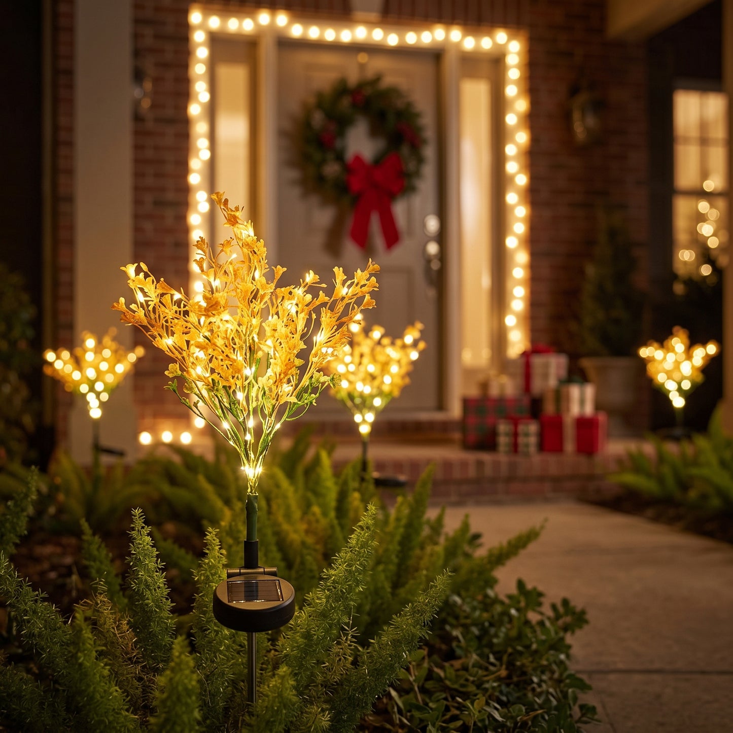 Tu jardín también merece brillar en navidad: PACK X 4