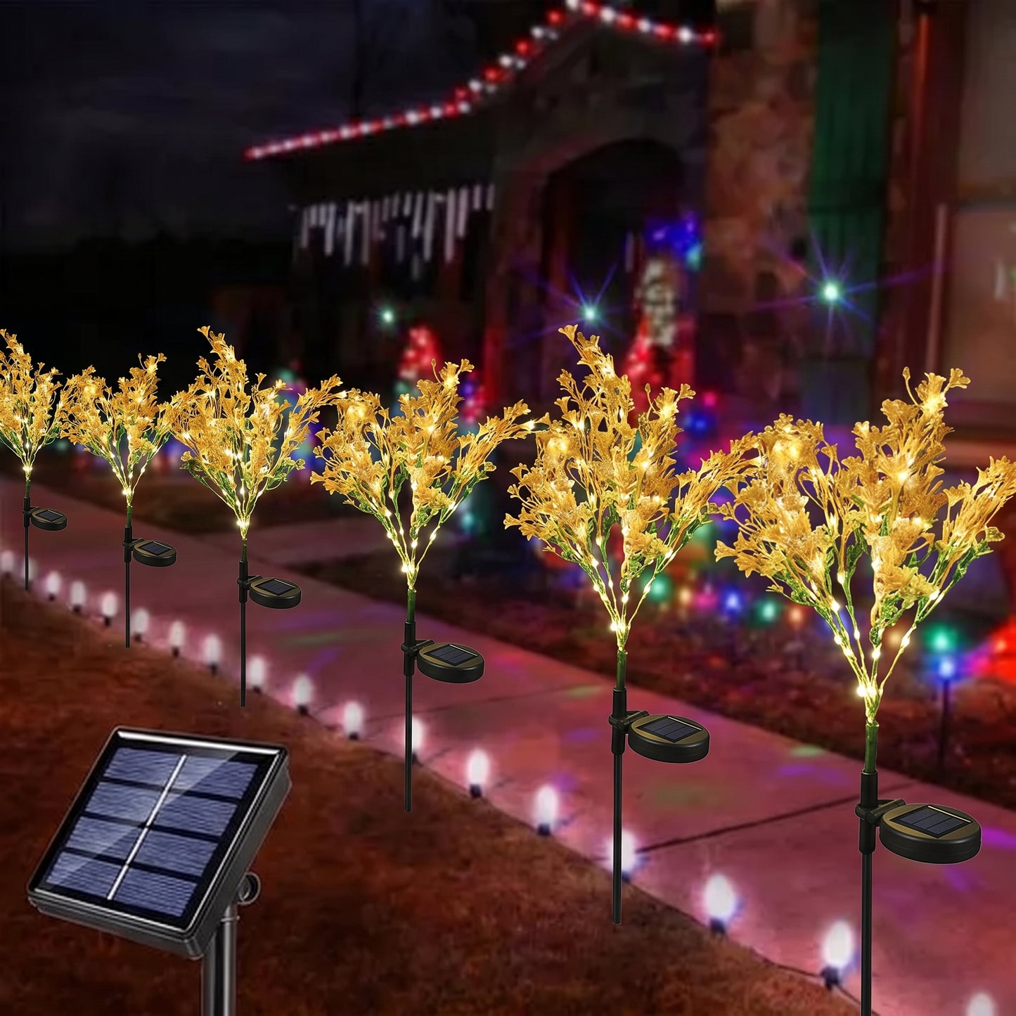 Tu jardín también merece brillar en navidad: PACK X 4
