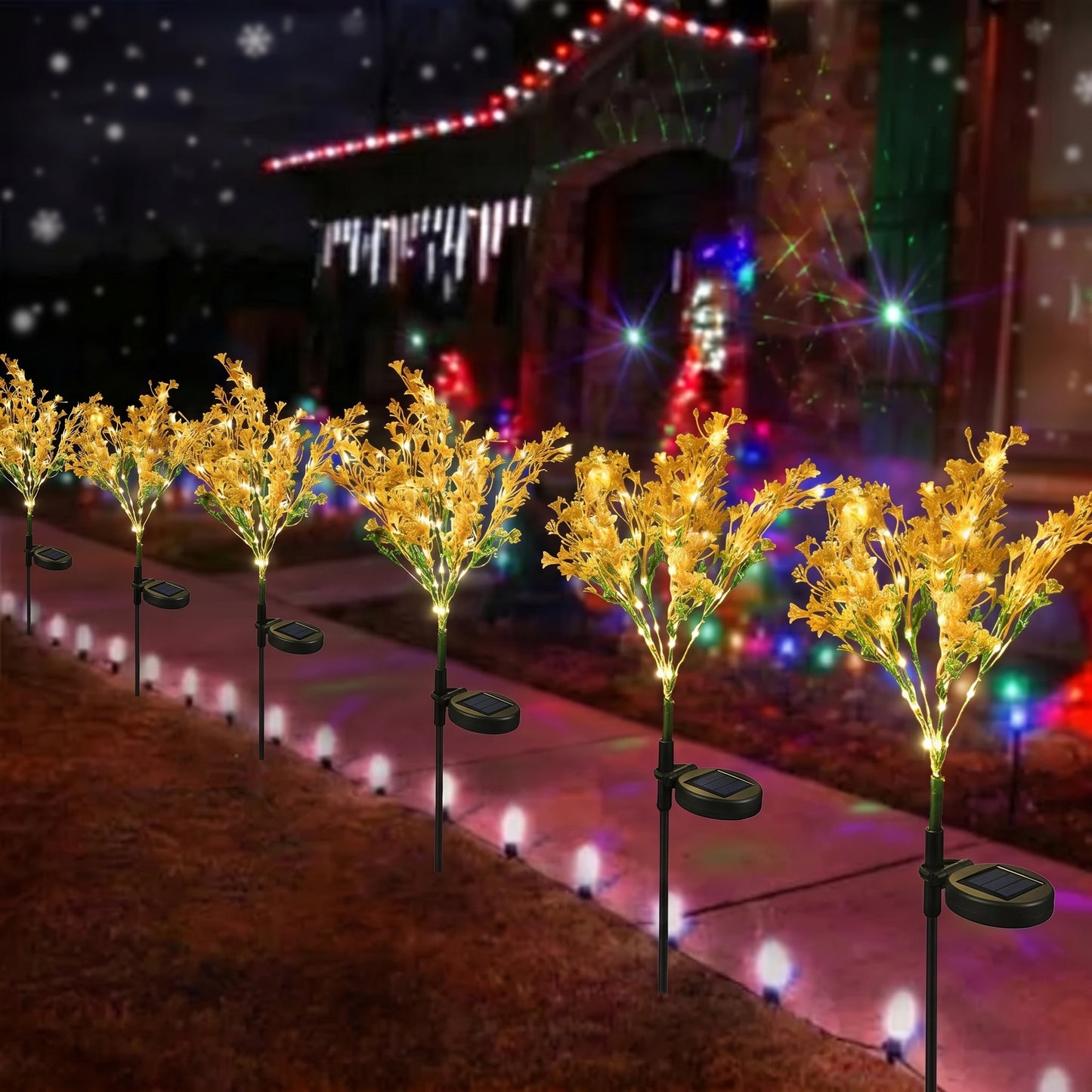Tu jardín también merece brillar en navidad: PACK X 4