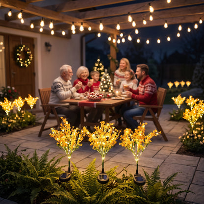 Tu jardín también merece brillar en navidad: PACK X 4