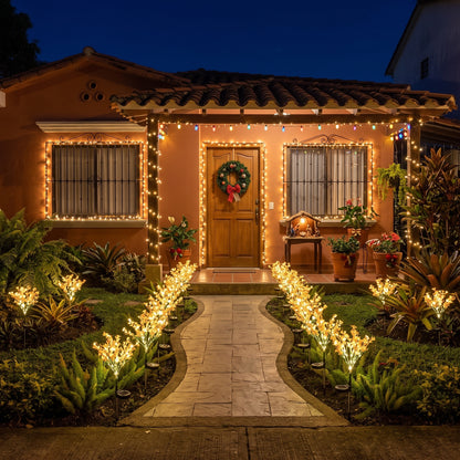 Tu jardín también merece brillar en navidad: PACK X 4