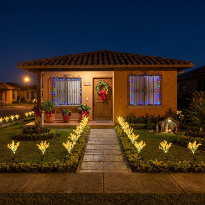 Tu jardín también merece brillar en navidad: PACK X 4
