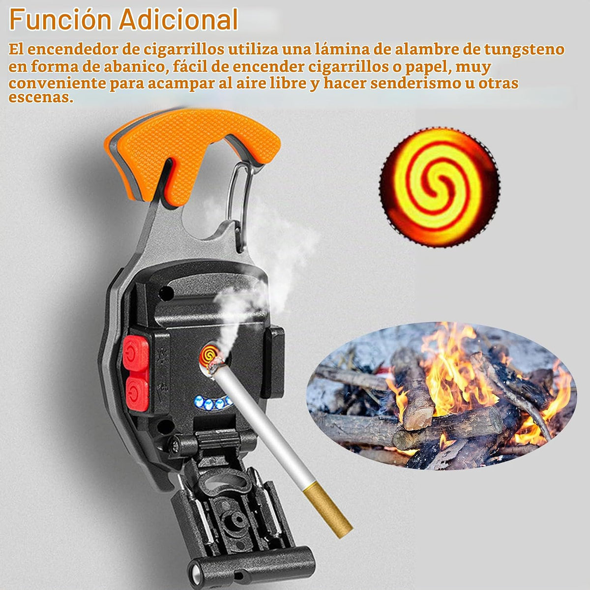 Mini Linterna Llavero Recargable 500 Lúmenes | LuzContigo™