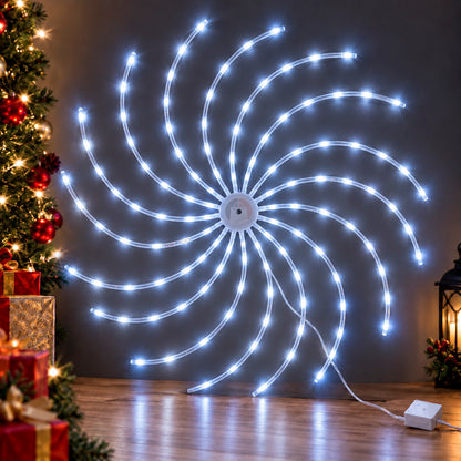 La pared más vacía de tu casa, la protagonista de esta Navidad: EspiraLuz™ · Luz LED en espiral 3D de 70 cm