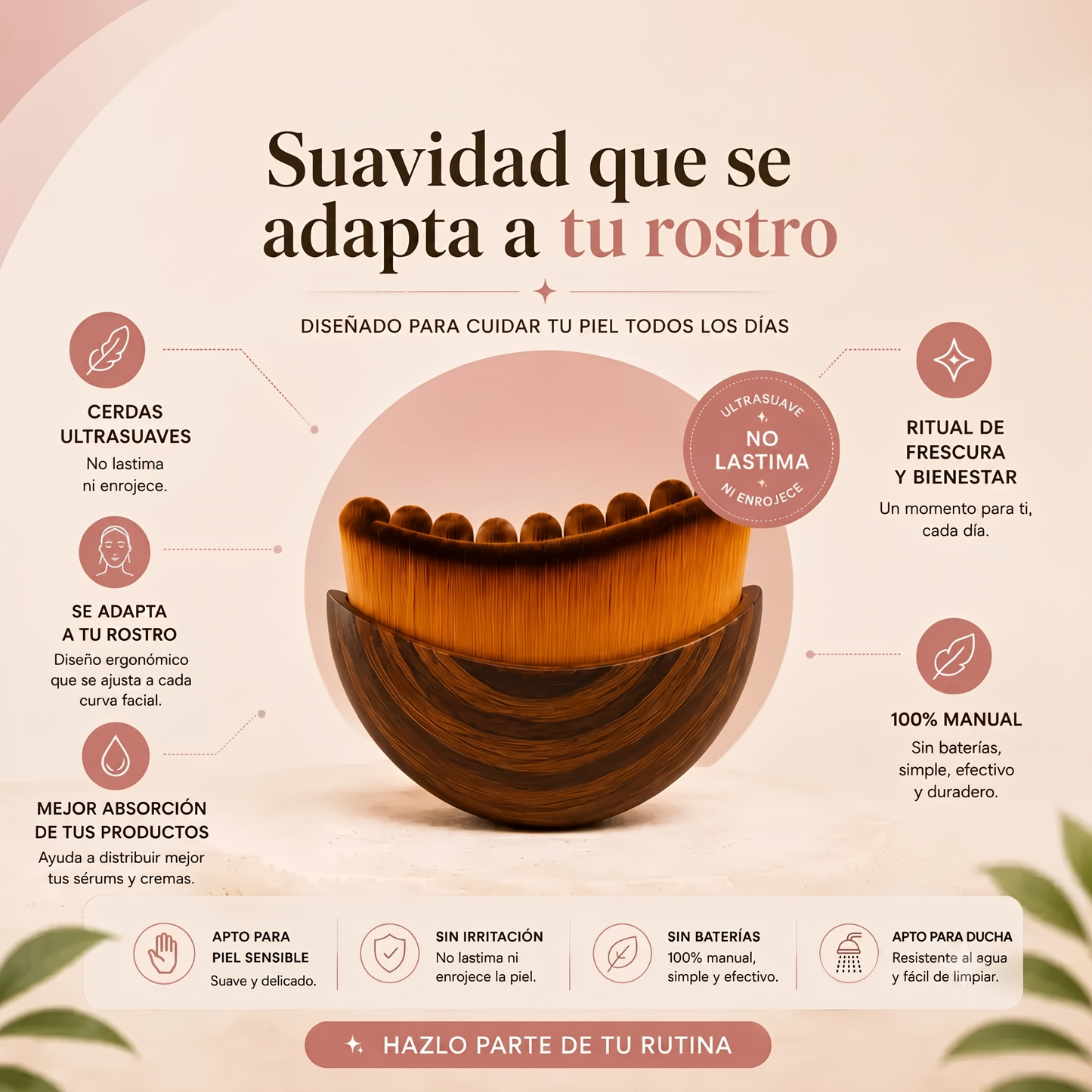 Cepillo de masaje linfático 2x1 + VIDEO INSTRUCCIONES DE USO (Copia)