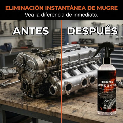 MotorClean Xpress™ – Spray Limpiador de Motor Sin Agua