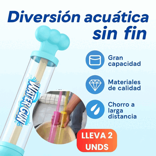 🎉 ¡Diversión explosiva bajo el agua con pistolas con efecto FUEGO ARTIFICIAL!