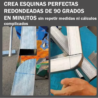 ¡OBTÉN ÁNGULOS PERFECTOS DE 90 GRADOS EN METAL!