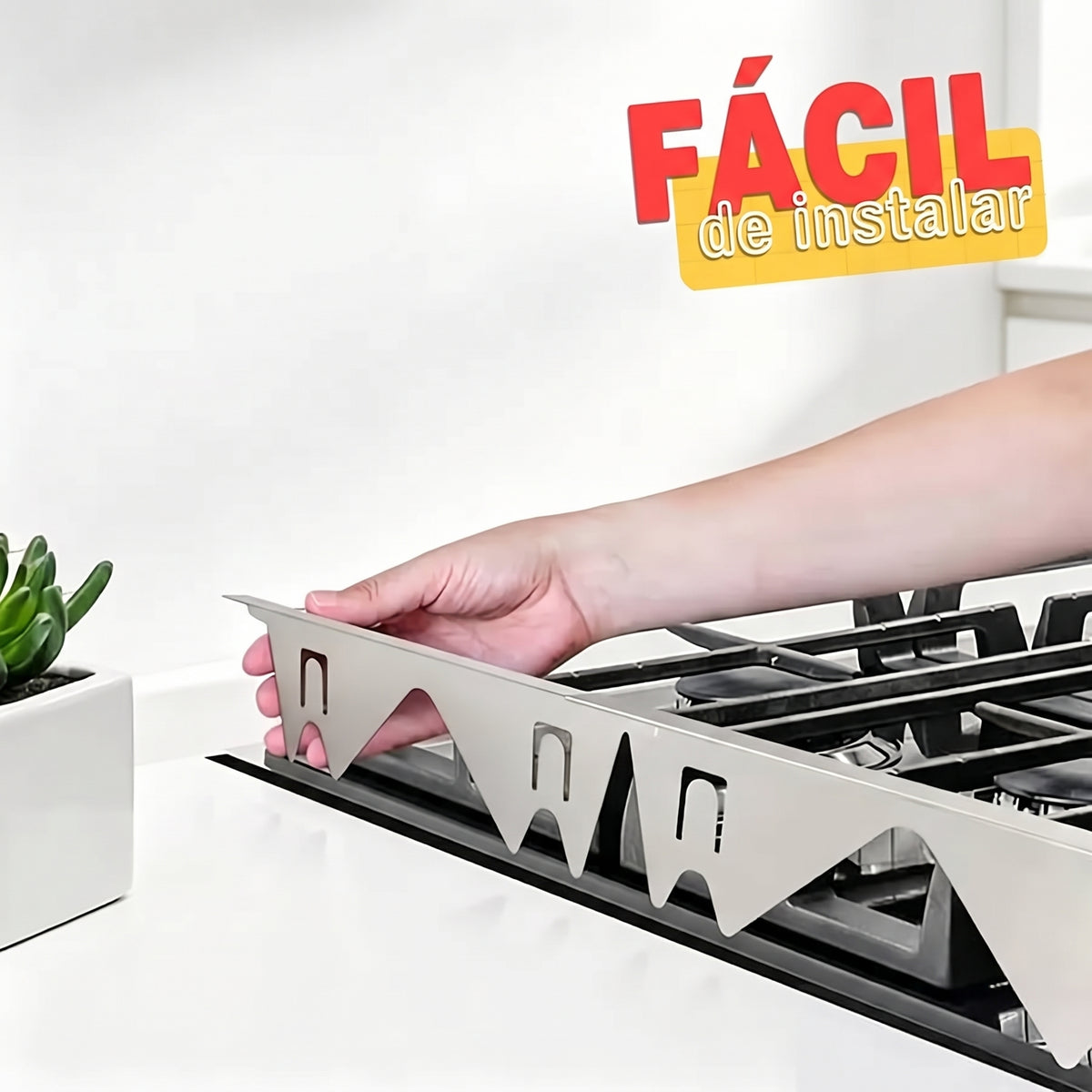 SelloInox™ – Cubre Espacios de Cocina en Acero Inoxidable SET X 2