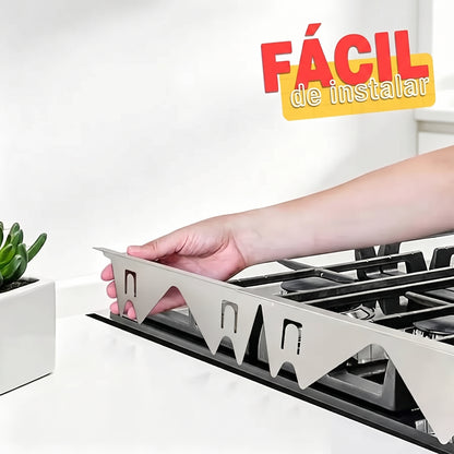 SelloInox™ – Cubre Espacios de Cocina en Acero Inoxidable SET X 2