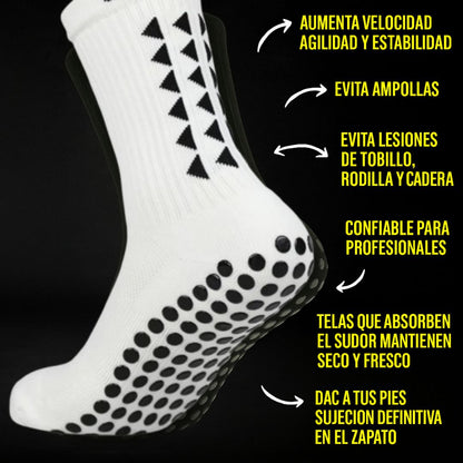 Pack x 3 calcetines antideslizantes para mayor comodidad, estabilidad y rendimiento