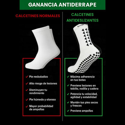 Pack x 3 calcetines antideslizantes para mayor comodidad, estabilidad y rendimiento