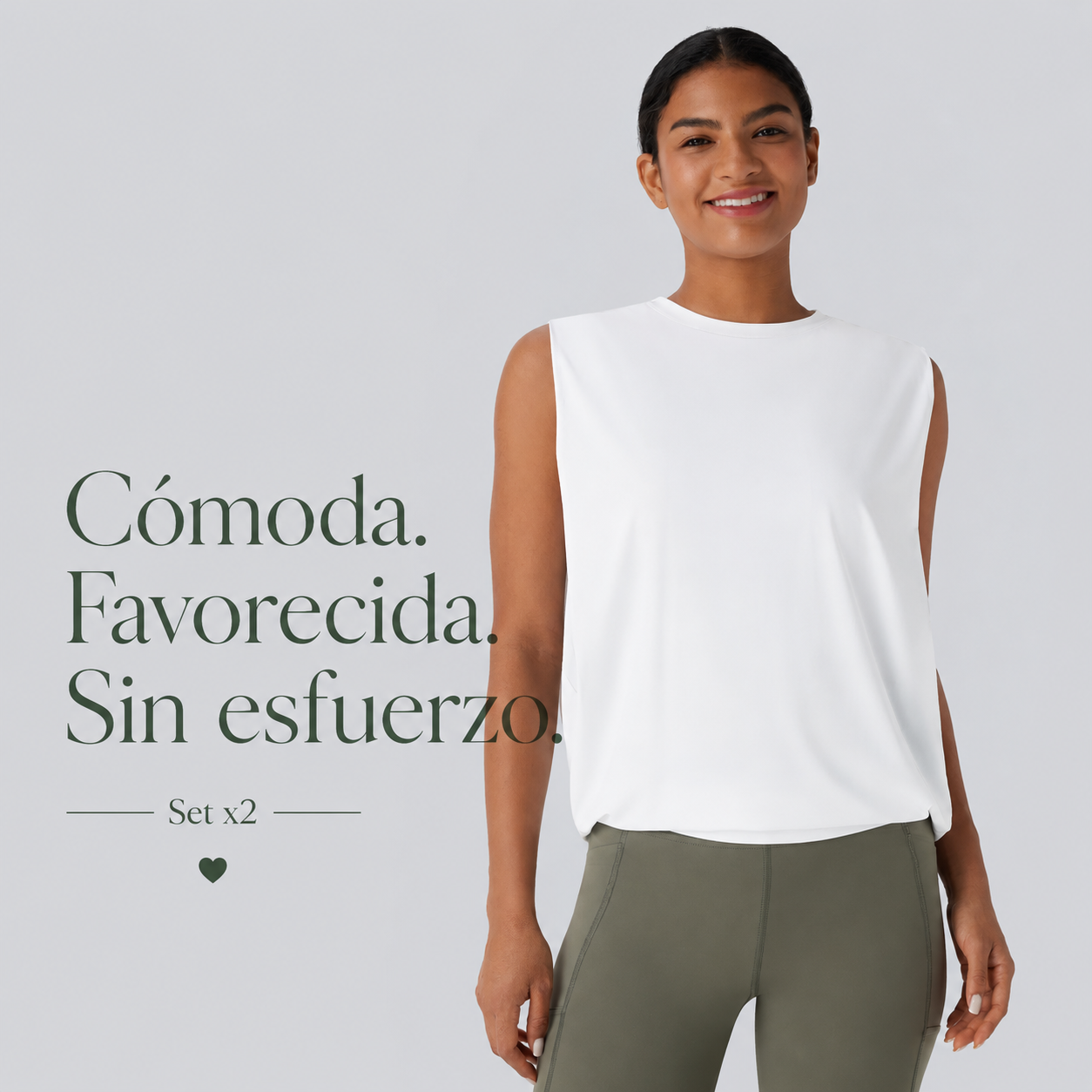 Ponte cómoda; Que te vean increíble es el bono