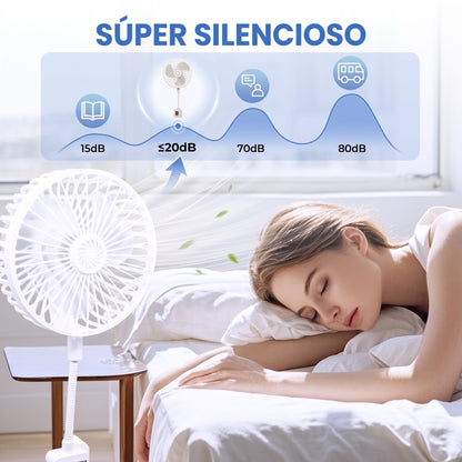 FlexiBrisa™ – Mini Ventilador Flexible de Enchufe