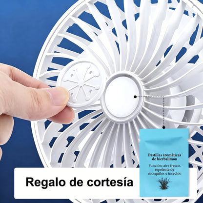 FlexiBrisa™ – Mini Ventilador Flexible de Enchufe