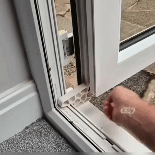 RielStop™ – Tope Antiportazos para Ventanas y Puertas | Sin Taladro Set X3 unidades