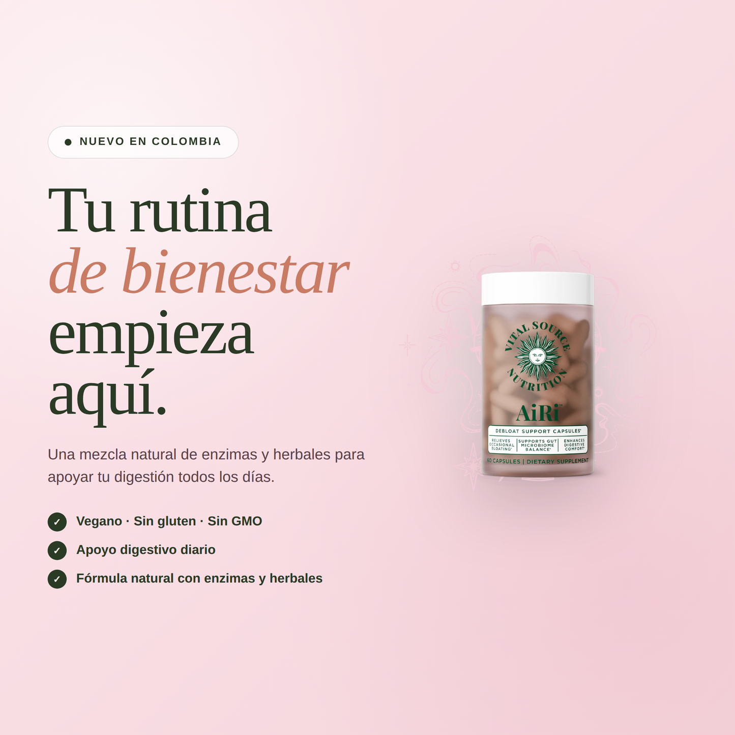 Ligera™ : Cápsulas Anti-Hinchazón.