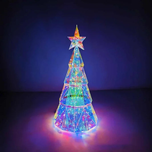 Convierte tu Navidad en un espectáculo de luz y color que nadie olvidará: Árbol Holográfico 3D Navideño