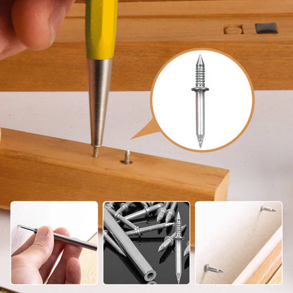 Instalaciones invisibles, sin marcas con el Kit de 50 clavos doble punta