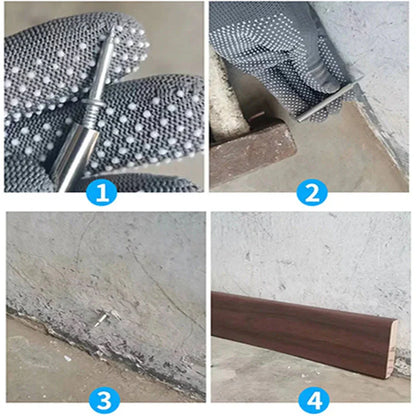 Instalaciones invisibles, sin marcas con el Kit de 50 clavos doble punta