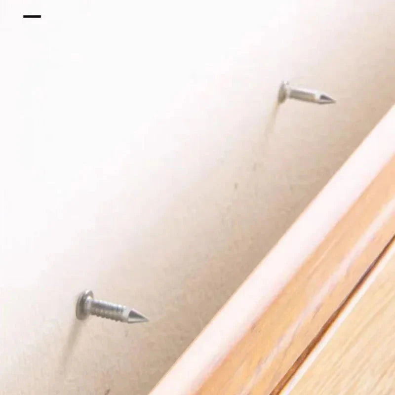Instalaciones invisibles, sin marcas con el Kit de 50 clavos doble punta