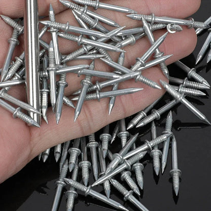 Instalaciones invisibles, sin marcas con el Kit de 50 clavos doble punta
